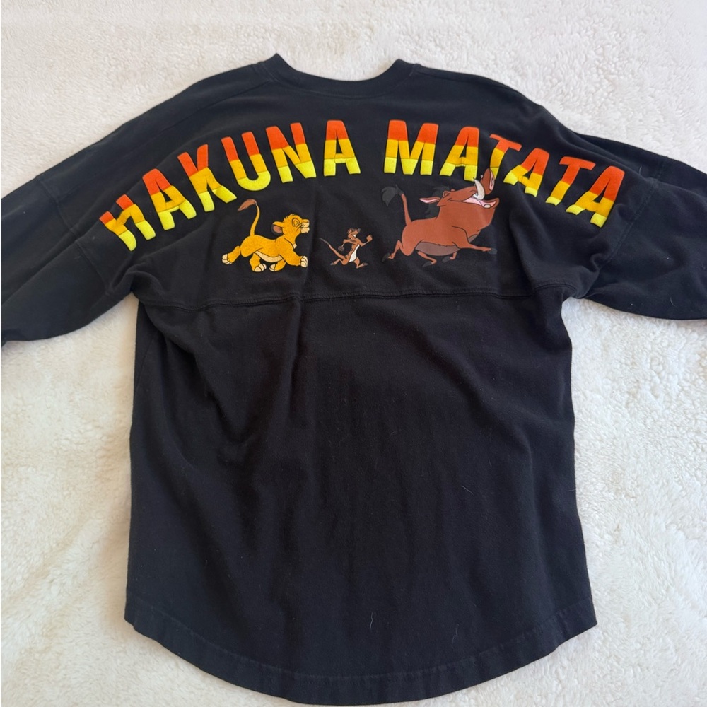 Black Hakuna Matata lion king spirit jersey Shirt